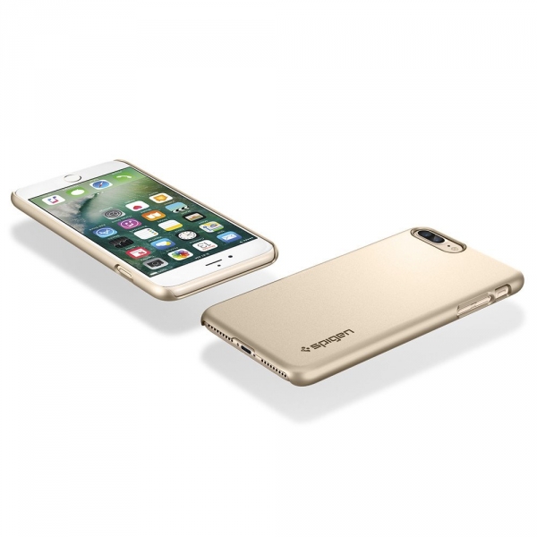 Spigen iPhone 7 Plus Thin Fit Klf-Champagne Gold