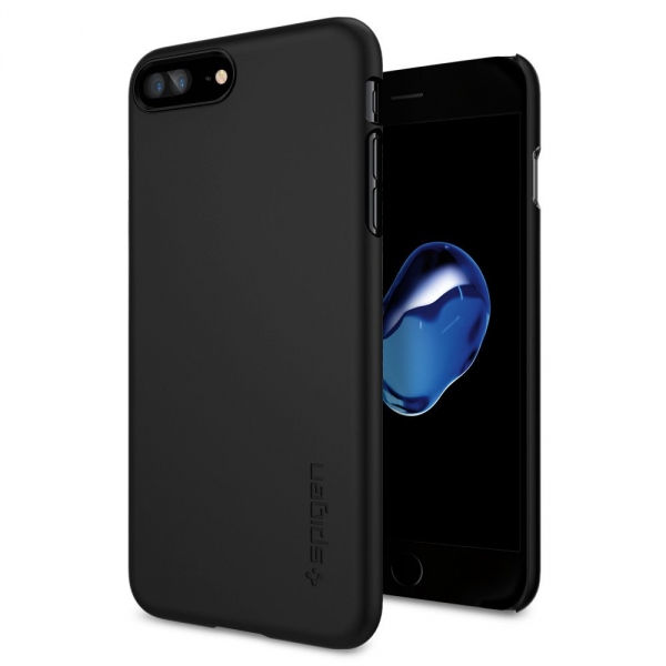 Spigen iPhone 7 Plus Thin Fit Klf-Black