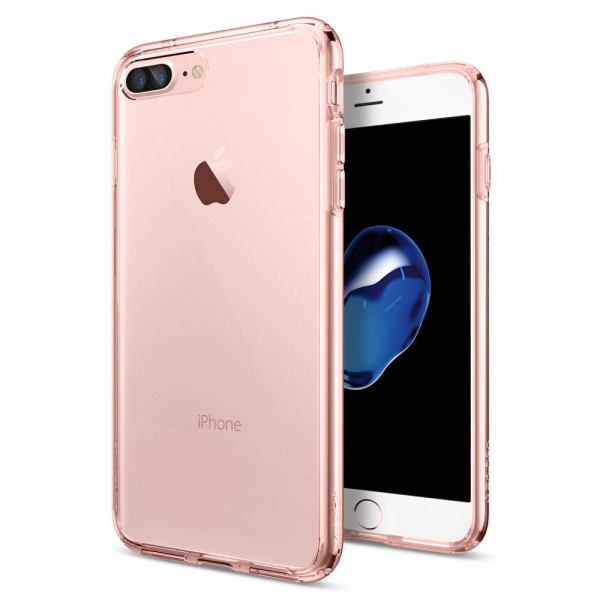 Spigen iPhone 7 Plus Case Ultra Hybrid-Rose Crsytal