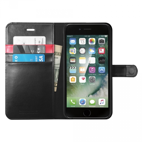 Spigen iPhone 7 Plus Case Wallet S-Black