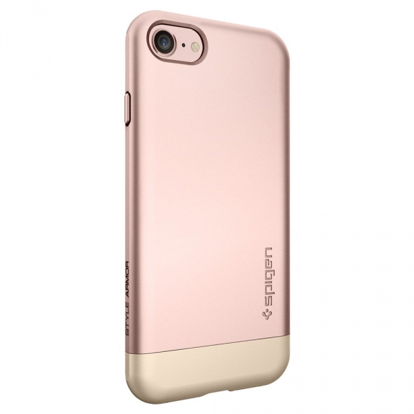 Spigen iPhone 7 Case Style Armor-Rose Gold