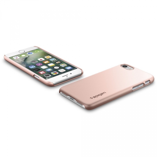 Spigen iPhone 7 Thin Fit K�l�f-Rose Gold