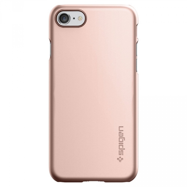 Spigen iPhone 7 Thin Fit K�l�f-Rose Gold