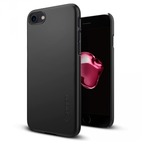 Spigen iPhone 7 Plus Thin Fit Klf-Black