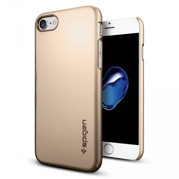 Spigen iPhone 7 Thin Fit K�l�f-Champagne Gold