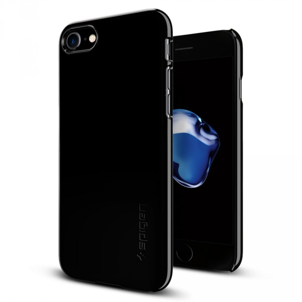 Spigen iPhone 7 Thin Fit K�l�f-Jet Black