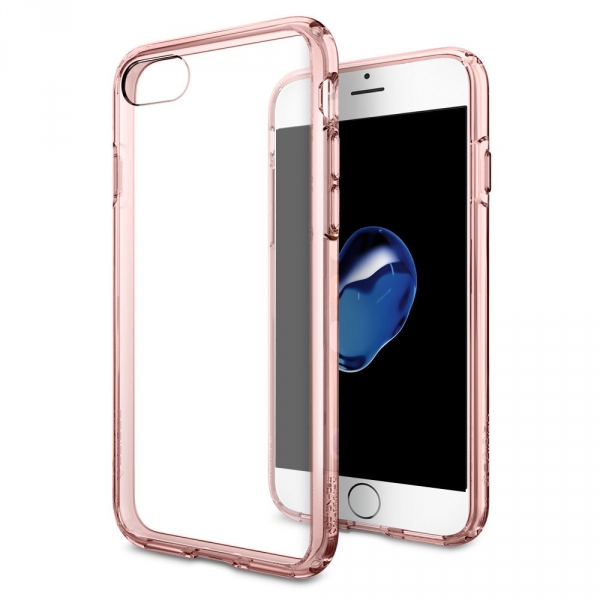 Spigen iPhone 7 Case Ultra Hybrid-Rose Crystal