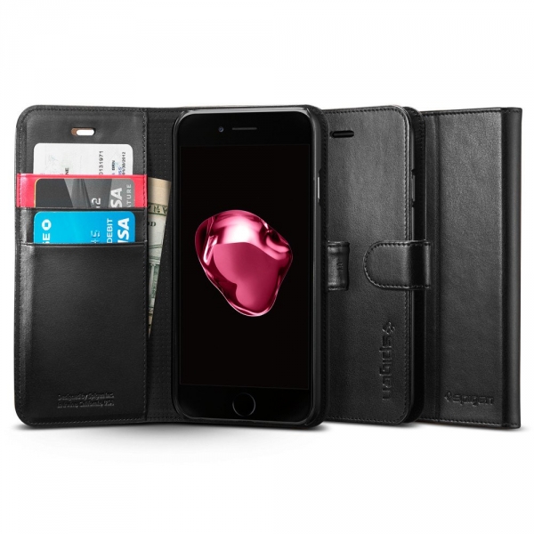 Spigen iPhone 7 Plus Case Wallet S-Black