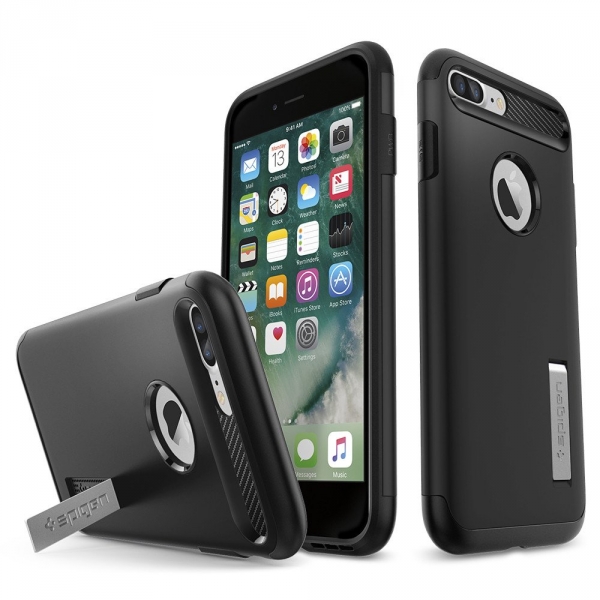 Spigen iPhone 7 Plus Slim Armor Klf-Black
