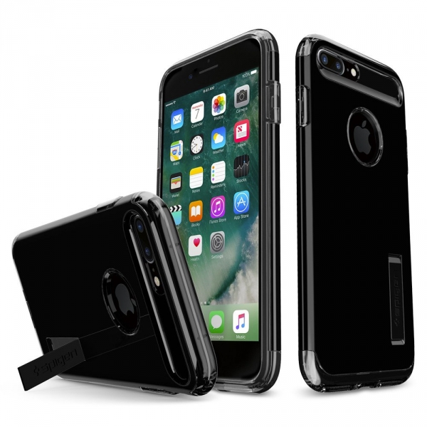 Spigen iPhone 7 Plus Slim Armor Klf-Jet Black