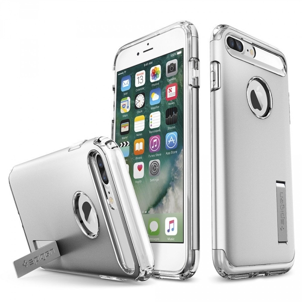 Spigen iPhone 7 Plus Slim Armor Klf-Satin Silver