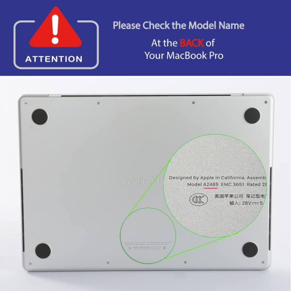 mCover MacBook Pro M1-M4 Klf (16 in)-Green