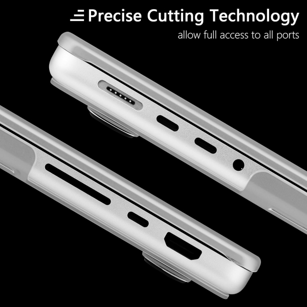 TWOLSKOO MacBook Pro M1/M4 Uyumlu Klf (14 in)-Matte Grey