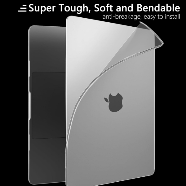 TWOLSKOO MacBook Pro M1/M4 Uyumlu Klf (14 in)-Matte Grey