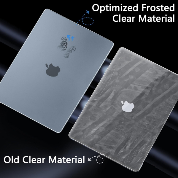 TWOLSKOO MacBook Pro M1/M4 Uyumlu Klf (14 in)-Matte Blue