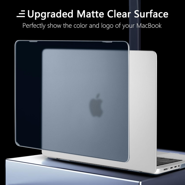 TWOLSKOO MacBook Pro M1/M4 Uyumlu Klf (14 in)-Matte Blue
