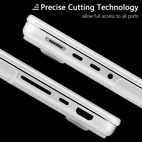 TWOLSKOO MacBook Pro M1/M4 Uyumlu Klf (14 in)-Matte Clear