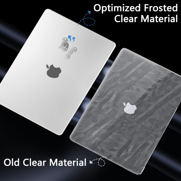 TWOLSKOO MacBook Pro M1/M4 Uyumlu Klf (14 in)-Matte Clear
