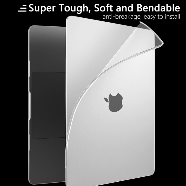 TWOLSKOO MacBook Pro M1/M4 Uyumlu Klf (14 in)-Matte Clear