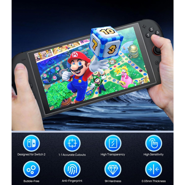 MoKo Nintendo Switch 2 Ekran Koruyucu(4 Adet)