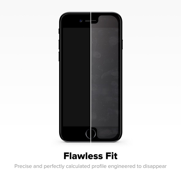 mophie Apple iPhone 8 Plus 3D Cam Ekran Koruyucu (Siyah)