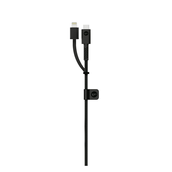 mophie Lightning Kablo to USB-A to Micro USB (1.2M)