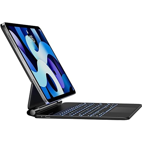 nimin Standl iPad Air M2 Klavyeli Klf (11 in)-Black