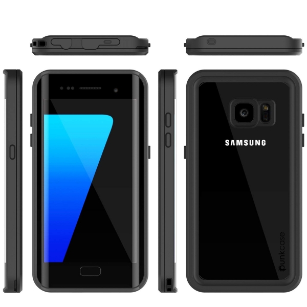 punkcase Galaxy S7 Edge Extreme Serisi Su Geirmez Klf-Black