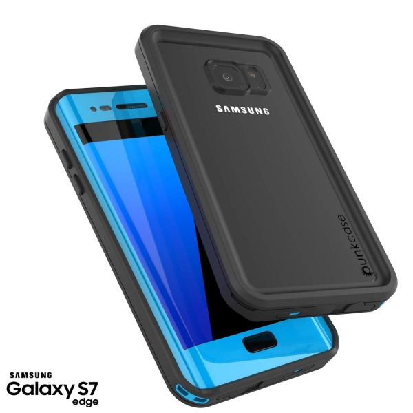 punkcase Galaxy S7 Edge Extreme Serisi Su Geirmez Klf-Light Blue