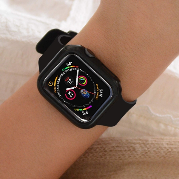 pzoz Apple Watch 4 Koruyucu Klf (40mm)-Black