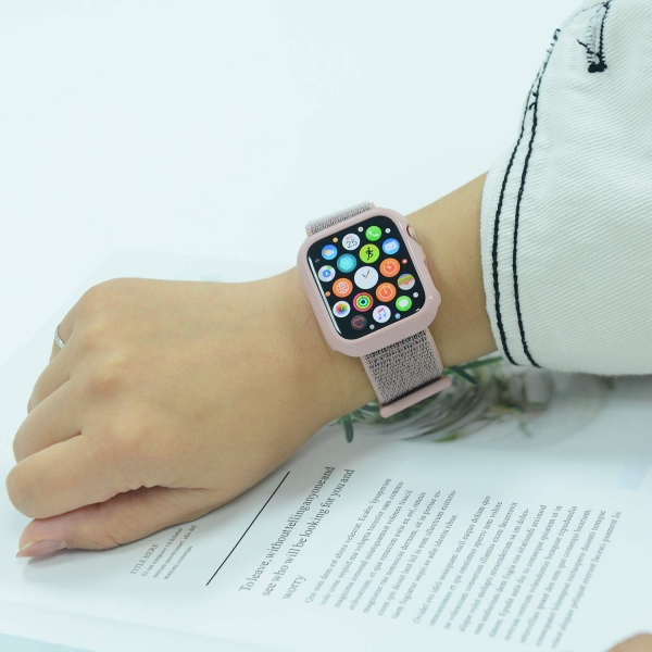 pzoz Apple Watch 4 Koruyucu Klf (40mm)-Pink