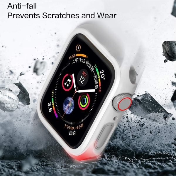 pzoz Apple Watch 4 Koruyucu Klf (40mm)-White