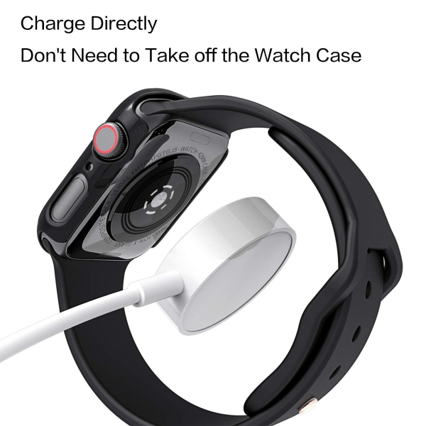 pzoz Apple Watch 4 Koruyucu Klf (44mm)-Black