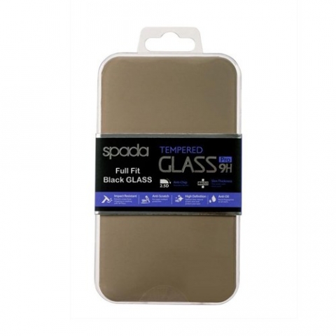 Spada iPhone 6S / 6 Full Fitted Temperli Cam Ekran Koruyucu 0.33mm (Siyah)