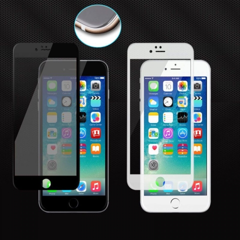 Spada iPhone 6S/6 PLUS Full Fitted 0.33 mm Temperli Ekran Cam (Beyaz)