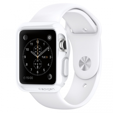 Spigen Apple Watch Slim Armor Klf (38mm)-Shimmery White