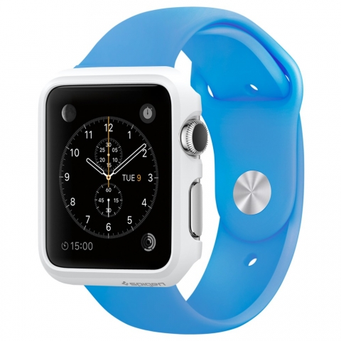 Spigen Apple Watch Case Thin Fit (42mm) K�l�f-White
