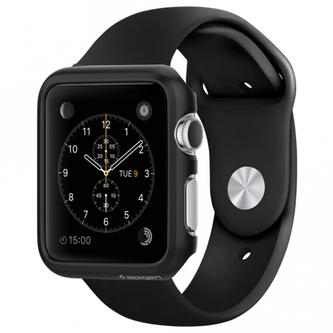 Spigen Apple Watch Case Thin Fit (42mm) K�l�f-Black