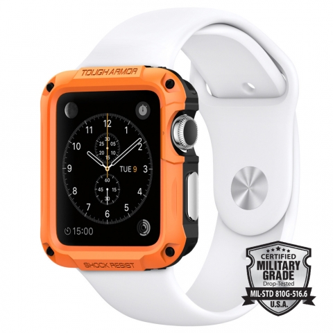Spigen Apple Watch Case Tough Armor (42mm) Klf (MIL-STD-810G)-Tangeria Tango