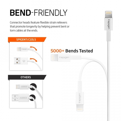 Spigen C10LS Apple Lightning arj Kablosu Made For Apple - SGP11575