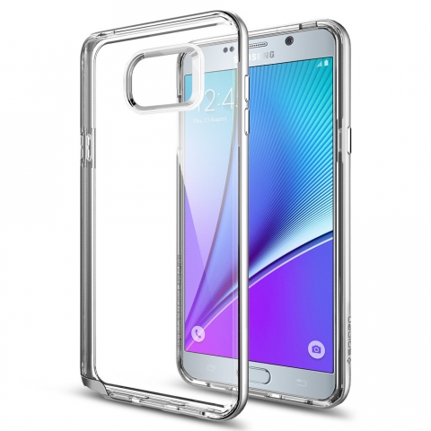 Spigen Galaxy Note 5 Neo Hybrid Crystal Klf-Satin Silver