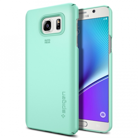 Spigen Galaxy Note 5 Case Thin Fit-Mint