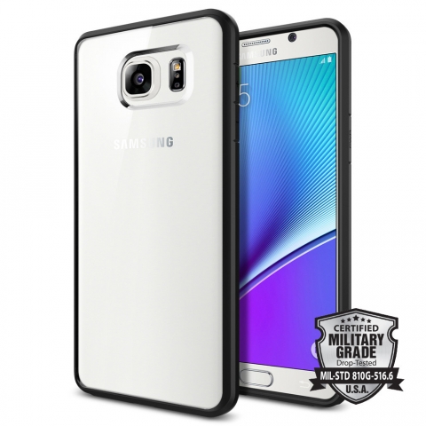Spigen Galaxy Note 5 Case Ultra Hybrid (MIL-STD-810G)-Black