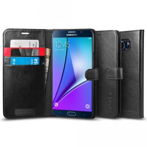 Spigen Galaxy Note 5 Case Wallet S