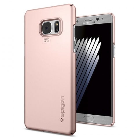 Spigen Galaxy Note 7 Case Thin Fit-Rose Gold