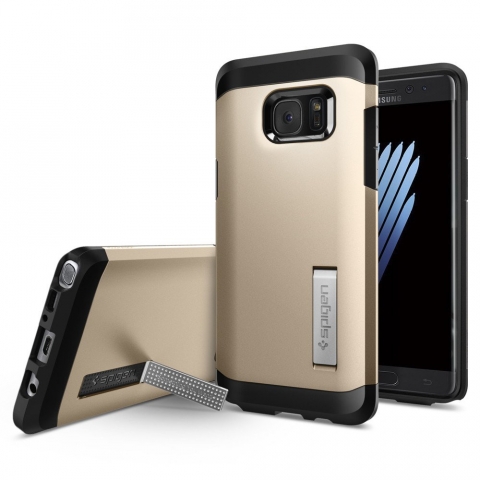 Spigen Galaxy Note 7 Case Tough Armor-Champagne Gold