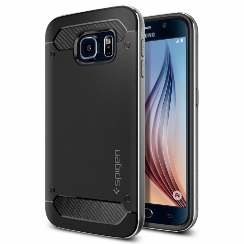 Spigen Galaxy S6 Case Neo Hybrid Metal ereve-Gun Metal