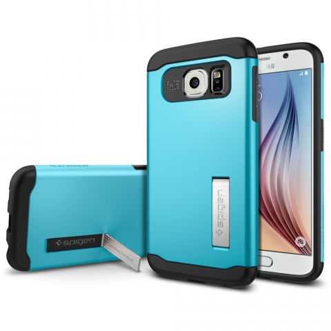 Spigen Galaxy S6 Slim Armor Klf-Blue Topaz