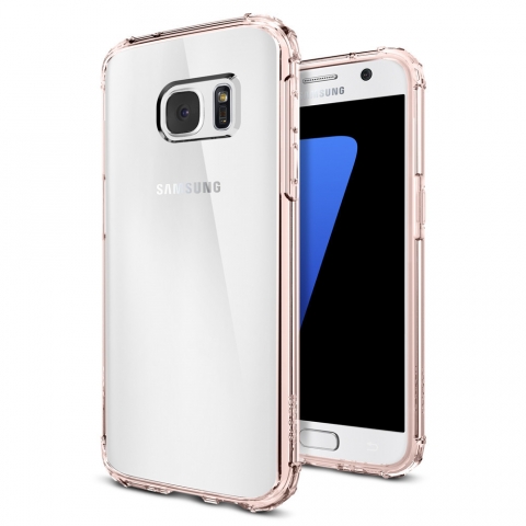 Spigen Galaxy S7 Case Crystal Shell-Rose Crystal