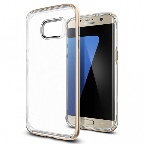 Spigen Galaxy S7 Edge Case Neo Hybrid Crystal-Champagne Gold
